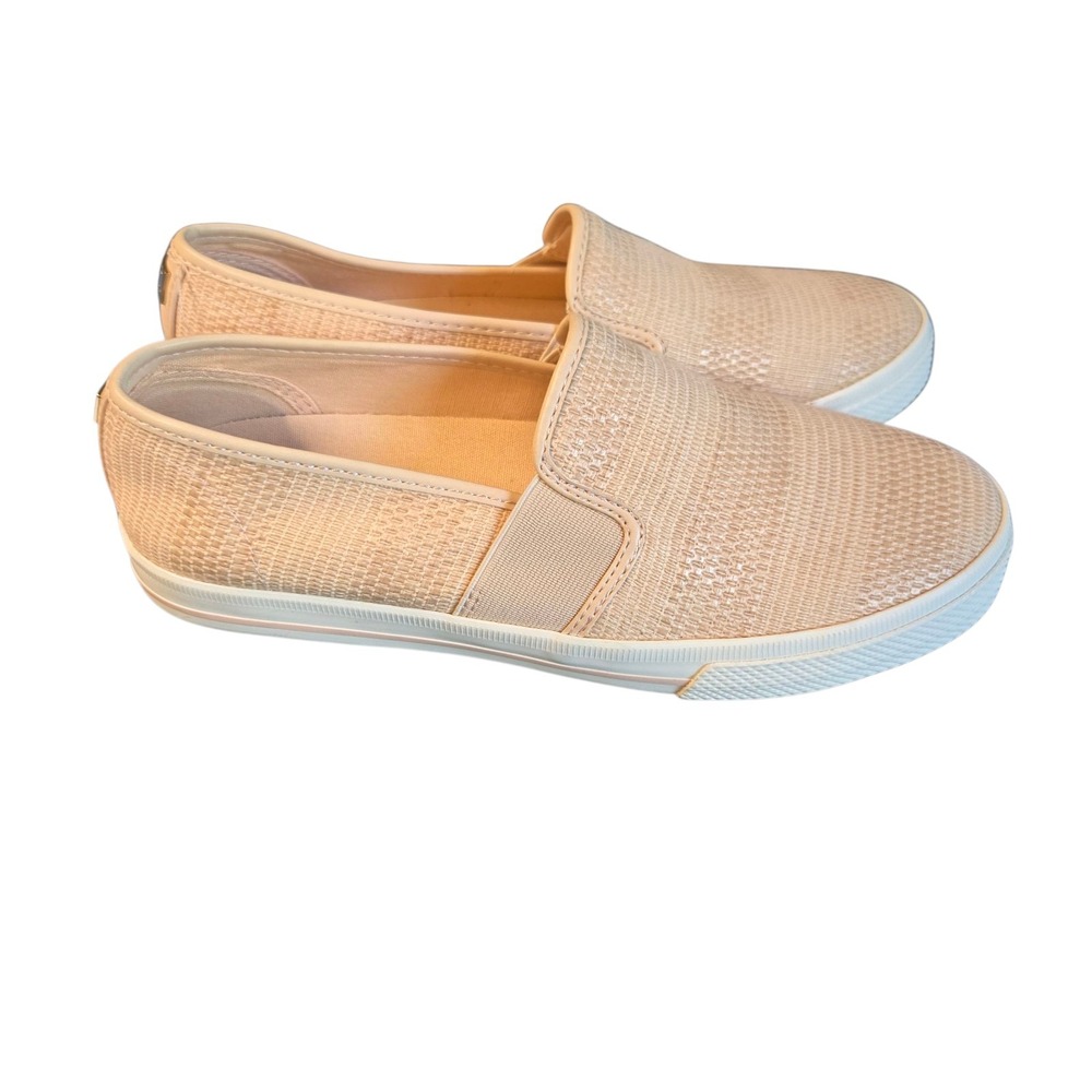 Lauren Ralph Lauen JINNY Sneakers Womens‎ 6.5B Slip On Peach